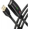 Axagon ADR-215 Active extension USB 2.0 A-M > A-F cable, 15 m long. Power supply option.