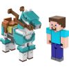 Mattel Minecraft Armored Horse and Steve Game Character