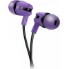 CANYON SEP-4, Stereo earphone with microphone, 1.2m flat cable, Purple, 22*12*12mm, 0.013kg