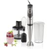 Gallet Blender Naucelle 3in1 GALMIX435 Hand Blender, 500 W, Number of speeds 2, Chopper, Ice crushing, Black/Stainless steel