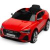 Toyz Audi E-tron Sportback, sarkans Vienvietīgs bērnu elektromobilis