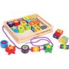 Melissa And Doug Melissa&Doug Lacing Beads Art.13775 Lielo koka kreļļu veidošanas komplekts