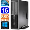 HP 8100 Elite SFF i5-650 16GB 240SSD DVD WIN10