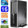 HP 8100 Elite SFF i5-650 16GB 240SSD GT1030 2GB DVD WIN7Pro