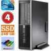 HP 8100 Elite SFF i5-650 4GB 240SSD DVD WIN7Pro