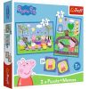 Unknown TREFL PEPPA PIG Puzles komplekts Peppa Pig 30 gab + 48 gab + 24 memo