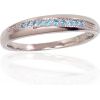 Серебряное кольцо #2101647(PRh-Gr)_CZ-AQ, Серебро 925°, родий (покрытие), Цирконы, Размер: 17.5, 1.8 гр.