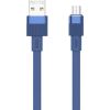 Cable USB-micro USB Remax Flushing, RC-C001, 1m, (blue)