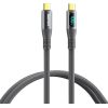 Cable USB-C USB-C Remax Zisee, RC-C032, 1,2m, 100W, (grey)