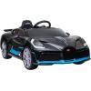 Lean Cars Electric Ride-On Car Bugatti Divo Black Painted