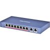 Hikvision Digital Technology DS-3E0310HP-E network switch Unmanaged Fast Ethernet (10/100) Power over Ethernet (PoE) Blue