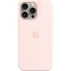 Apple iPhone 15 Pro Max Silicone Case with MagSafe Light Pink