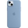 Apple iPhone 15 Plus Silicone Case with MagSafe Winter Blue