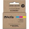 Actis KH-653CR printer ink, replacement HP 653XL 3YM74AE; Premium; 18ml; 300 pages; colour