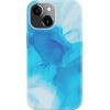 Evelatus iPhone 15 Premium Silicone case Customized Print Apple Blue