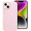 Силиконовый задний чехол Fusion Frame для Apple Iphone 15 Plus розовый