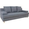 Sofa bed VELLA with storage box, grey