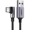 Ugreen USB - USB Type C angled cable 2m 3A gray (50942)