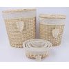 Basket WILLI TASSEL 18x16xH12cm