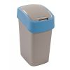 Curver Atkritumu spainis Flip Bin 10L sudraba/zils