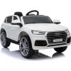 Lean Cars Audi Q5 White - Electric Ride On Car - Rubber Wheels Leather Seats 2,4G Remote