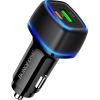 Car charger Borofone BZ14A PD20W+QC3.0 with 2 USB connectors black