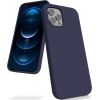 Чехол Mercury Silicone Case Apple iPhone 12/12 Pro темно синий