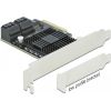 DeLOCK PCIe 5P SATA x4 LP 90498