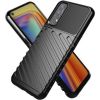 Fusion Thunder Back Case Silikona Aizsargapvalks Priekš Samsung Galaxy A15 Melns