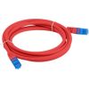 LANBERG PATCHCORD S/FTP CAT.6A 2M RED LSZH