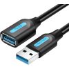 USB 3.0 male to female extension cable Vention CBHBH 2m Black PVC