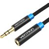 Braided 3.5mm Audio Extender 5m Vention VAB-B06-B500-M Black