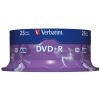 Verbatim DVD+R Matt Silver 4,7GB 16x 25шт