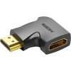 HDMI 90 degree Adapter Vention 4K 60Hz, AIQB0 (Black)