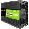 Green Cell PowerInverter LCD 12V 2000W/40000W car inverter with display - pure sine wave