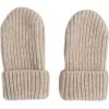 Lodger Mittens Folklore Merino vilnas bērnu cimdiņi, Beige, 0-12m - MTM 630_0-12