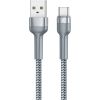 Cable USB-C Remax Jany Alloy, 1m, 2.4A (silver)