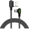 USB to USB-C cable Mcdodo CA-5280 LED, 1.8m (black)