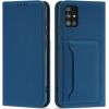 iLike Samsung  Galaxy A52 5G Pouch Wallet Card Holder Card Case Case Blue