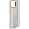 iLike iPhone 15 Pro Max Diamonds and Leather Case Apple White