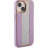 iLike iPhone 15 Diamonds and Leather Case Apple Pink Sand