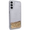 iLike Galaxy A14 5G Silicone Case Water Glitter Samsung Gold