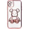 iLike iPhone 11 Silicone Case Print Desire Bear Apple Pink