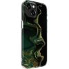 Evelatus iPhone 15 Plus PC Customized Print Design Marble Apple Dark Green