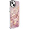 Evelatus iPhone 15 PC+TPU With MagSafe Customized Print Marble Apple Pink