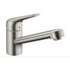 Hansgrohe virtuves izlietnes maisītājs Focus M42 120 1 jet, stainless steel optic