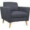 Armchair KAILI dark grey