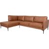 Corner sofa SOFIA LC, brown