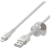 Data kabelis Belkin USB-A - Lightning 1 m (CAA010BT1MWH)