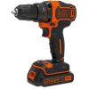 Black&decker Akumulatora urbjma&scaron;īna BDCDD186B / 18V / 2x1,5 Ah, Black+Decker